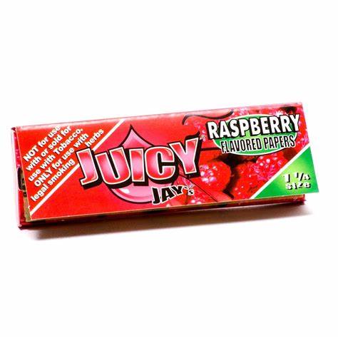 Juicy Jay's Flavored 1 1/4 Rolling Papers 10 Pack Bundle (Fruity)