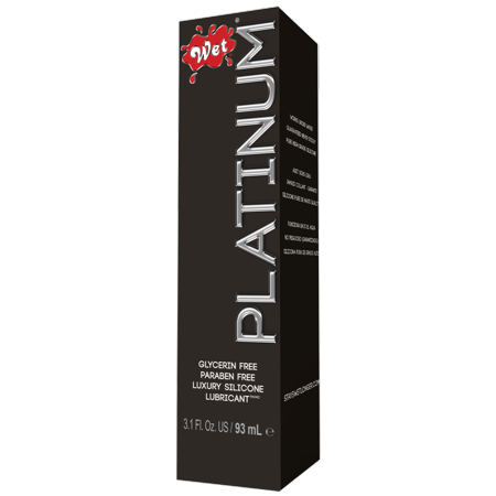 Wet Platinum Silicone Based Lubricant, 3.1 Ounce