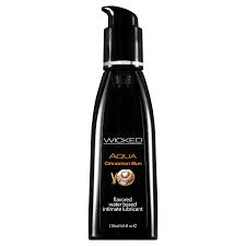 Wicked Sensual Care Aqua Lubricant, Cinnamon Bun, 4 Fluid Ounce