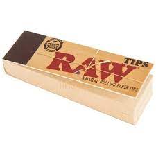 500 RAW Rolling Papers Filter Tips (10 Booklets of 50) Standard Size Vegan