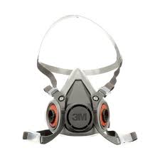 3M Safety 6000 Series Reusable Half Face Mask Respirator, Medium