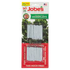 Jobe's Houseplant Spikes for Indoor Plants, Twinpack, 50 Spikes