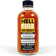 Hell Fire Detroit Habanero Hot Sauce