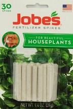 Jobe's Indoor Beautiful Houseplants Fertilizer Food Spikes - 30 Pack