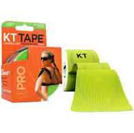 KT Tape Pro, 20 Precut 10 inch Strips, Winner Green,