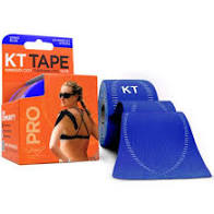 KT Tape PRO, 20 Precut 10" Strips, Laser Blue