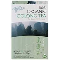 Prince of Peace Organic Tea, Oolong, 100 Tea Bags