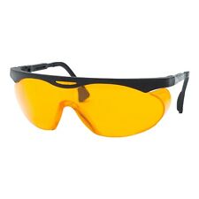 UvexSafety Eyewear, Black Frame, Orange UV Extreme Anti-Fog Lens