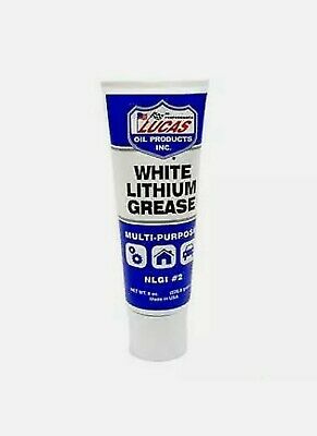 Lucas Oil White Lithium Grease - 8 Oz Squeeze Tube, 2 Pack