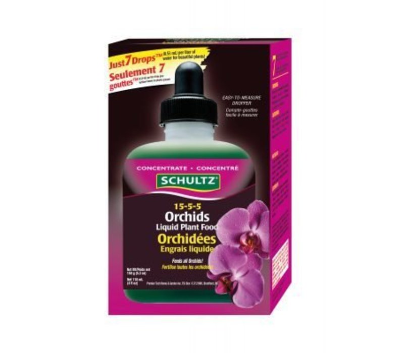 Schultz Orchid Liquid Plant Food 15-5-5, 150g.